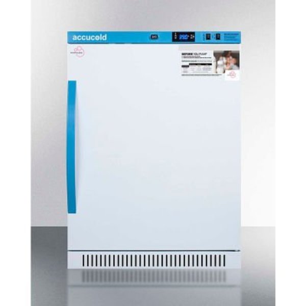 Summit Appliance Div. Accucold ADA Height MOMCUBE„¢ Breast Milk Refrigerator, 6 Cu. Ft. MLRS6MC